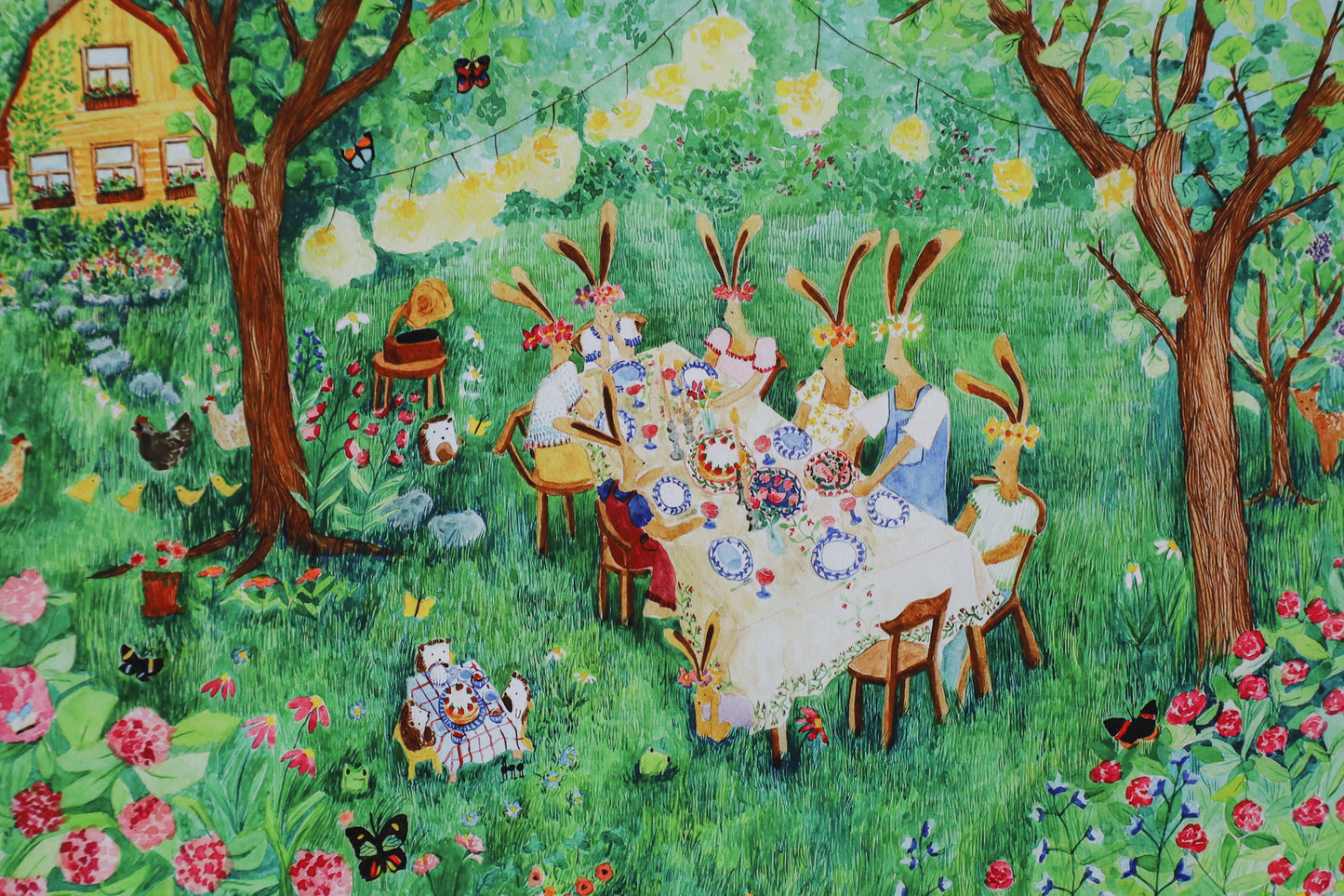 Keskikesän puutarhajuhlat print