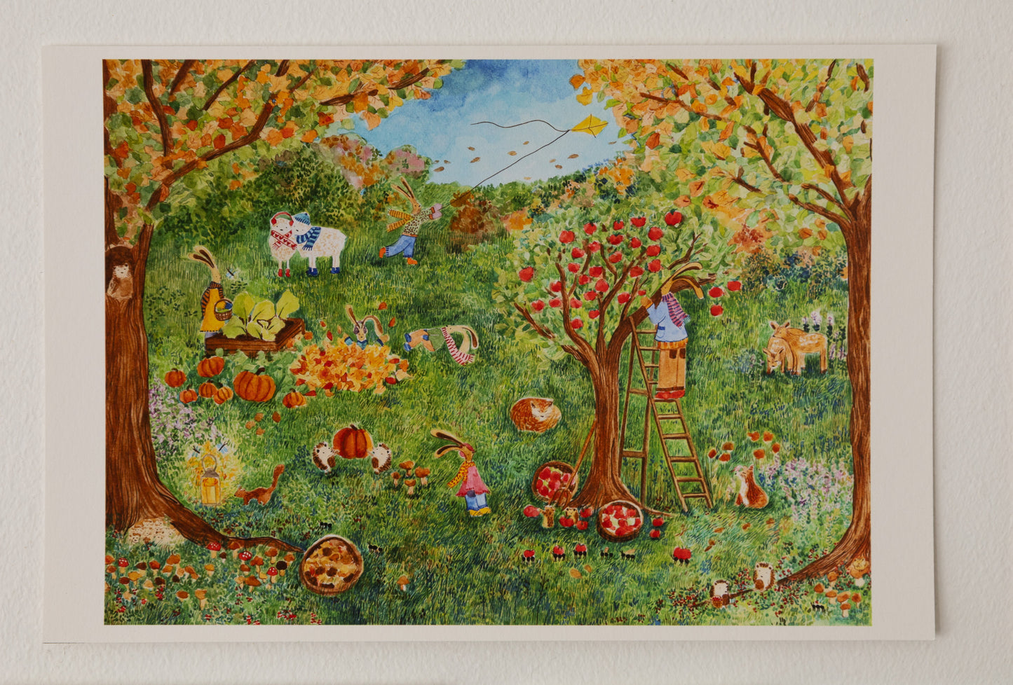 Pupujen syyspäivä card