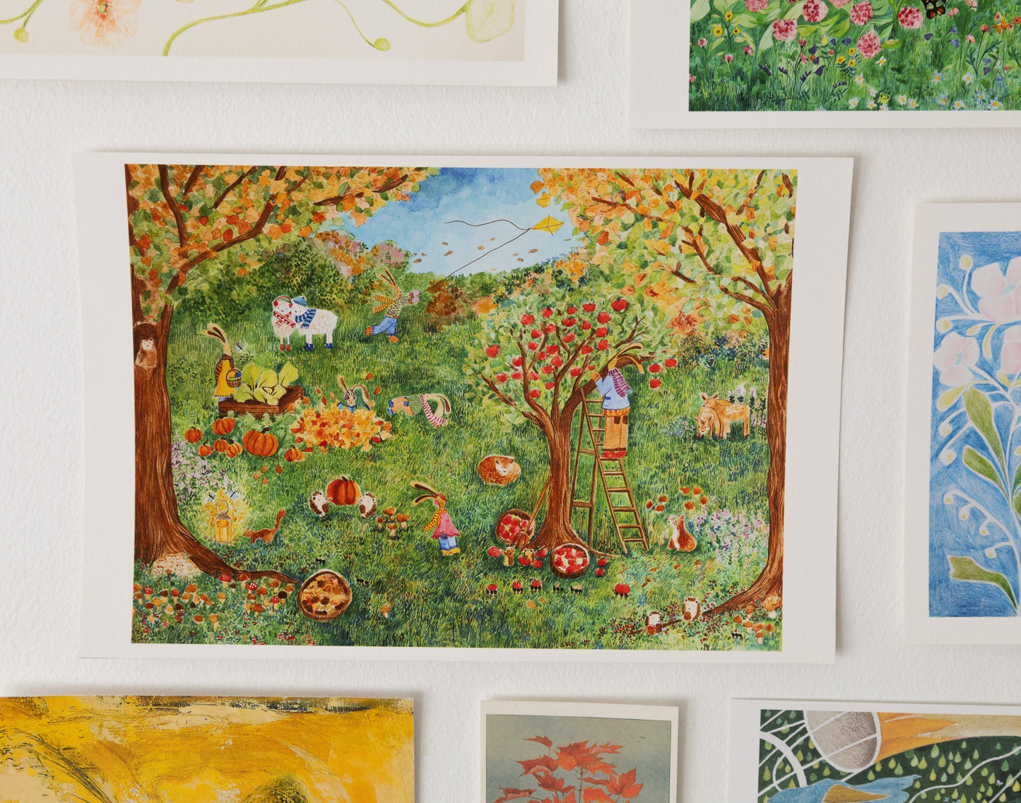 Pupujen syyspäivä card