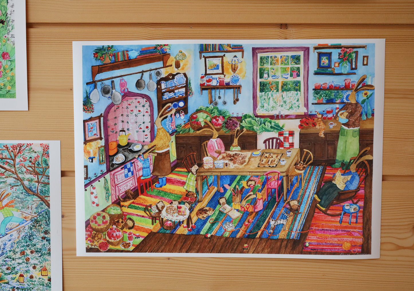 Pupujen keittiö print