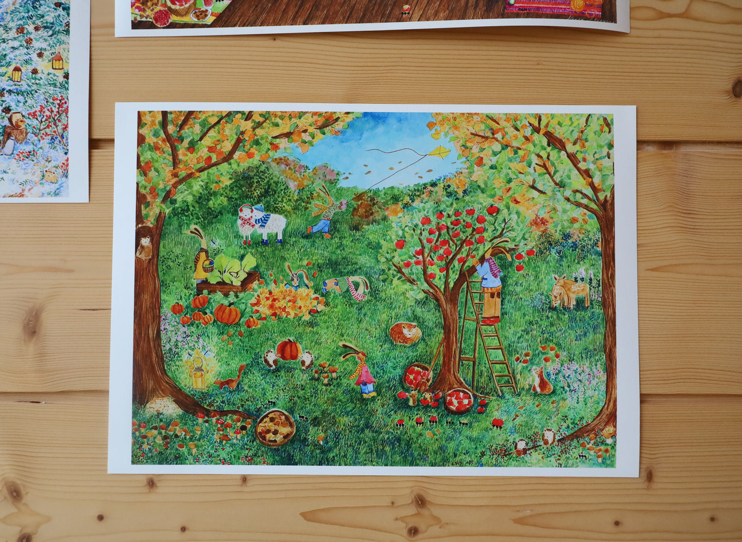 Pupujen syyspäivä print