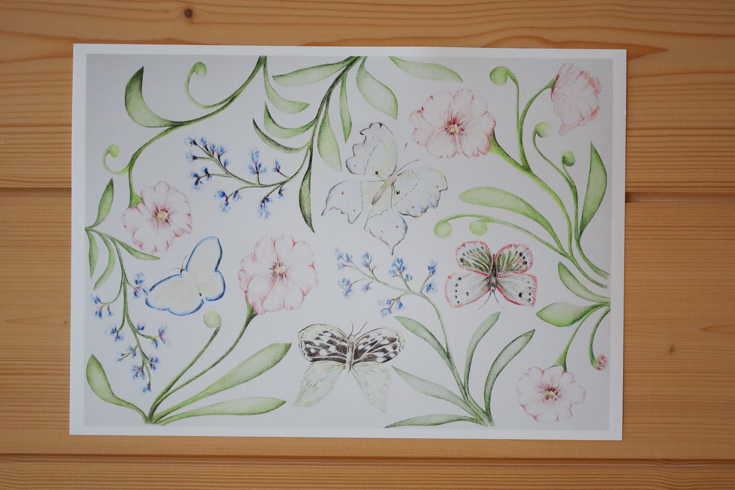 Kesäniityn kukkia print