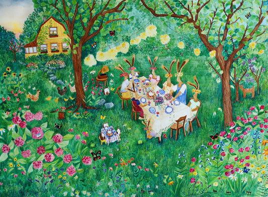 Keskikesän puutarhajuhlat card